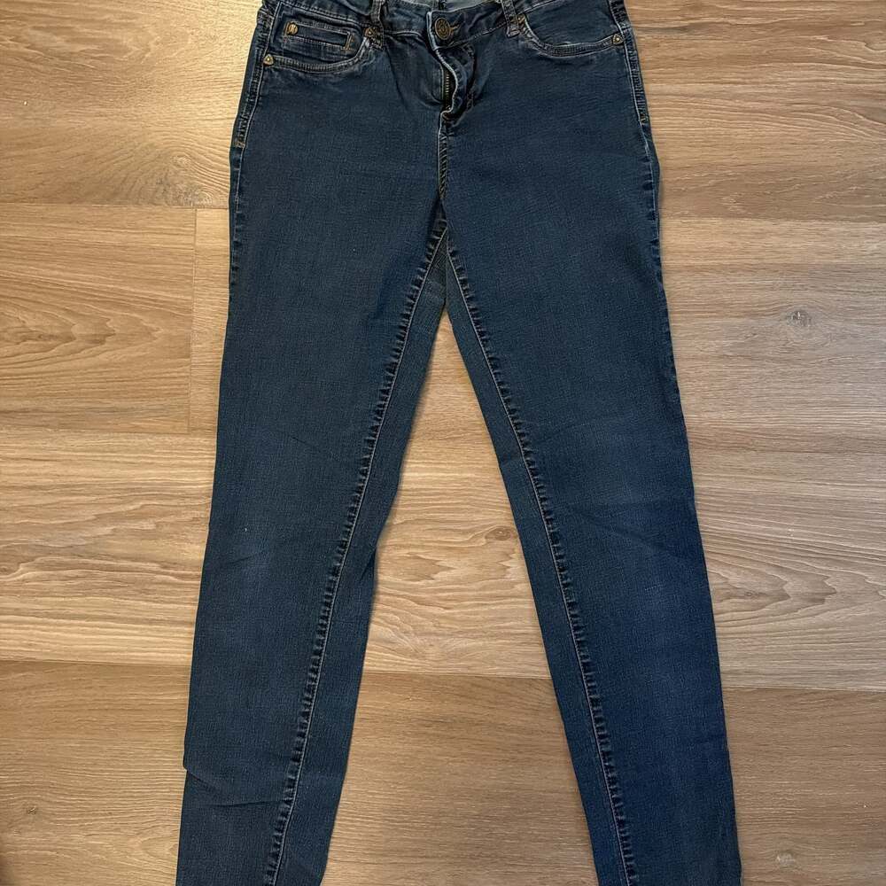 KUT from the Kloth Lucille Skinny Jeans Dark Wash Blue Denim